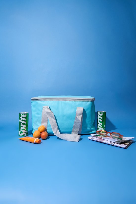 Geïsoleerde Koeltas| Lunchtas| Thermotas| 20 Liter| Picknicktas| Koeltas voor op reis met draagband| Turkoois van Merkloos — afbeelding 4