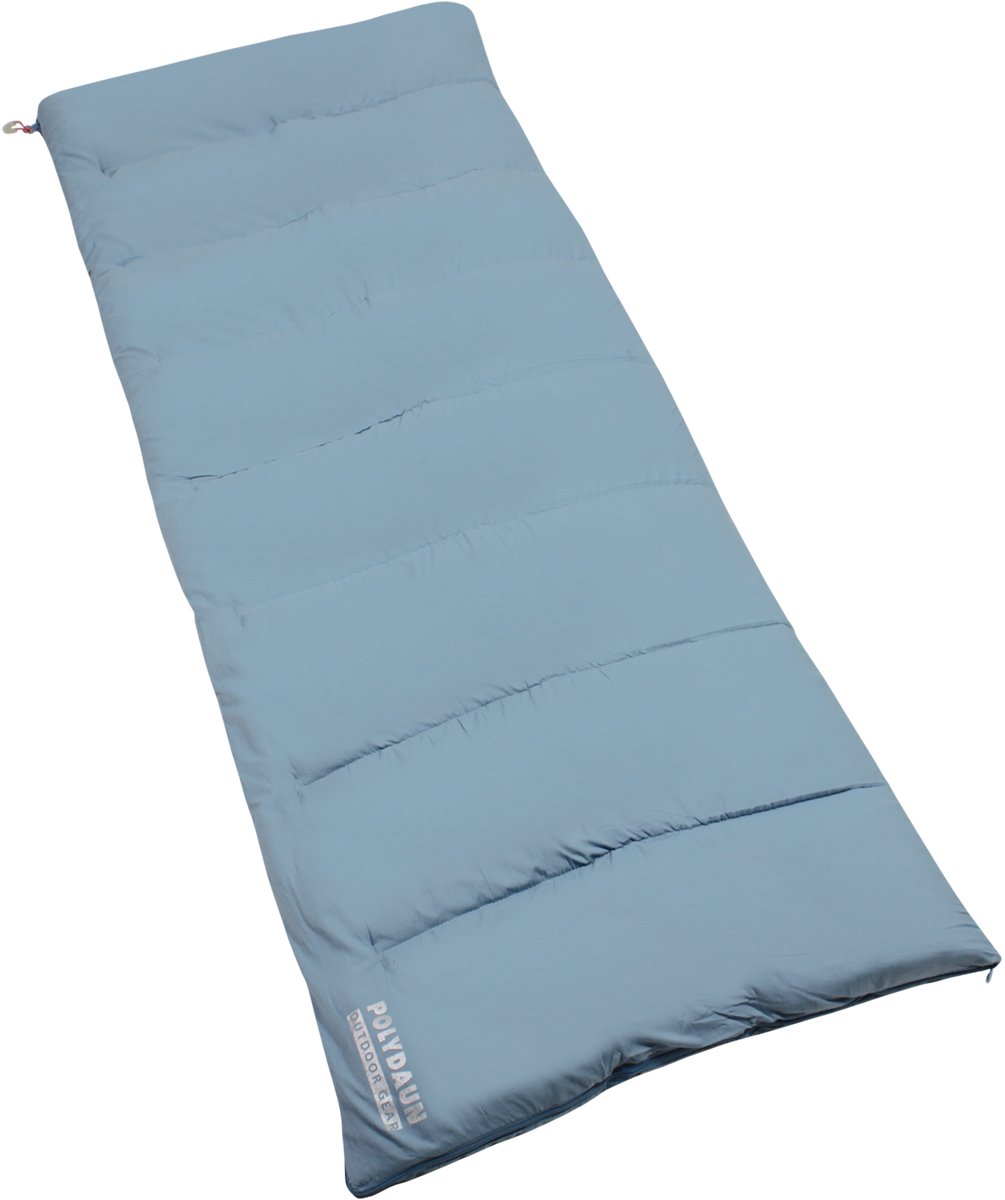 Polydaun Beach house - slaapzak - grijs - grey/wave - 80x210 cm