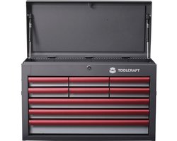 Werkplaatswagen met Centrale Vergrendeling en 9 Laden - Kleur: Grijs, Antraciet, Rood