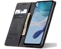 Étui portefeuille en Cuir Slimline Zwart pour Nothing Phone 3a Pro