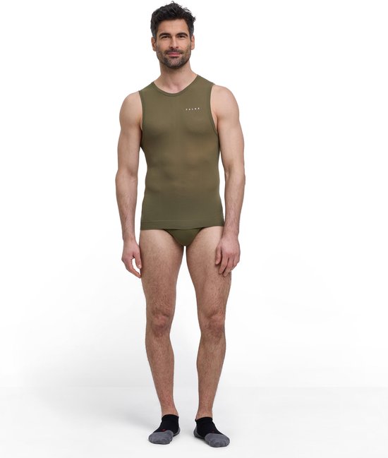FALKE débardeur homme Ultralight Cool - chemise thermique - vert (herbe) - Taille : L