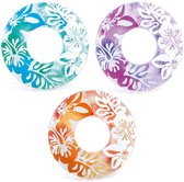 Zwemring diameter 91 cm 3 kleuren INTEX 59251 oranje