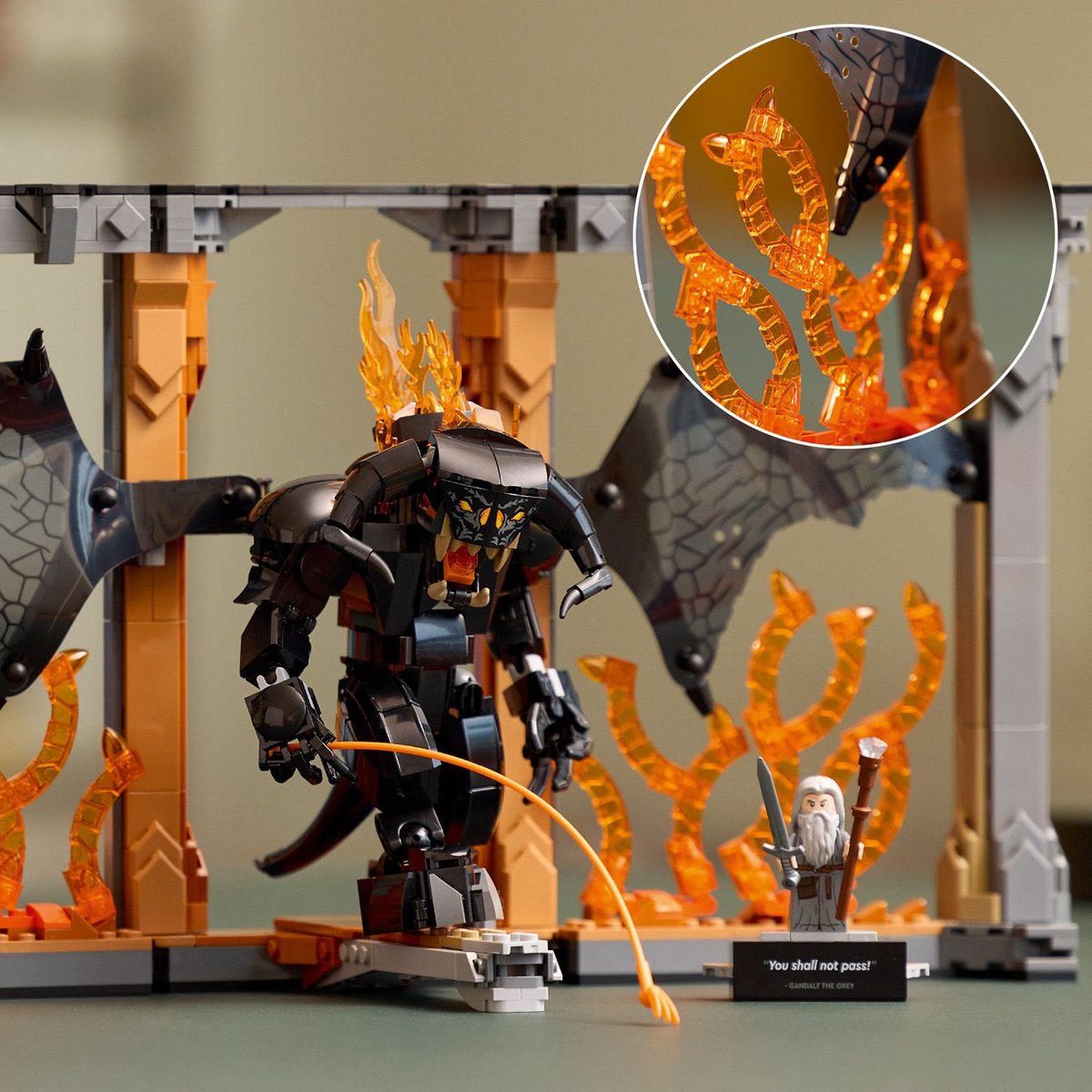LEGO Icons Boekensteun: The Lord of the Rings – Balrog Set - 10367 — afbeelding 9