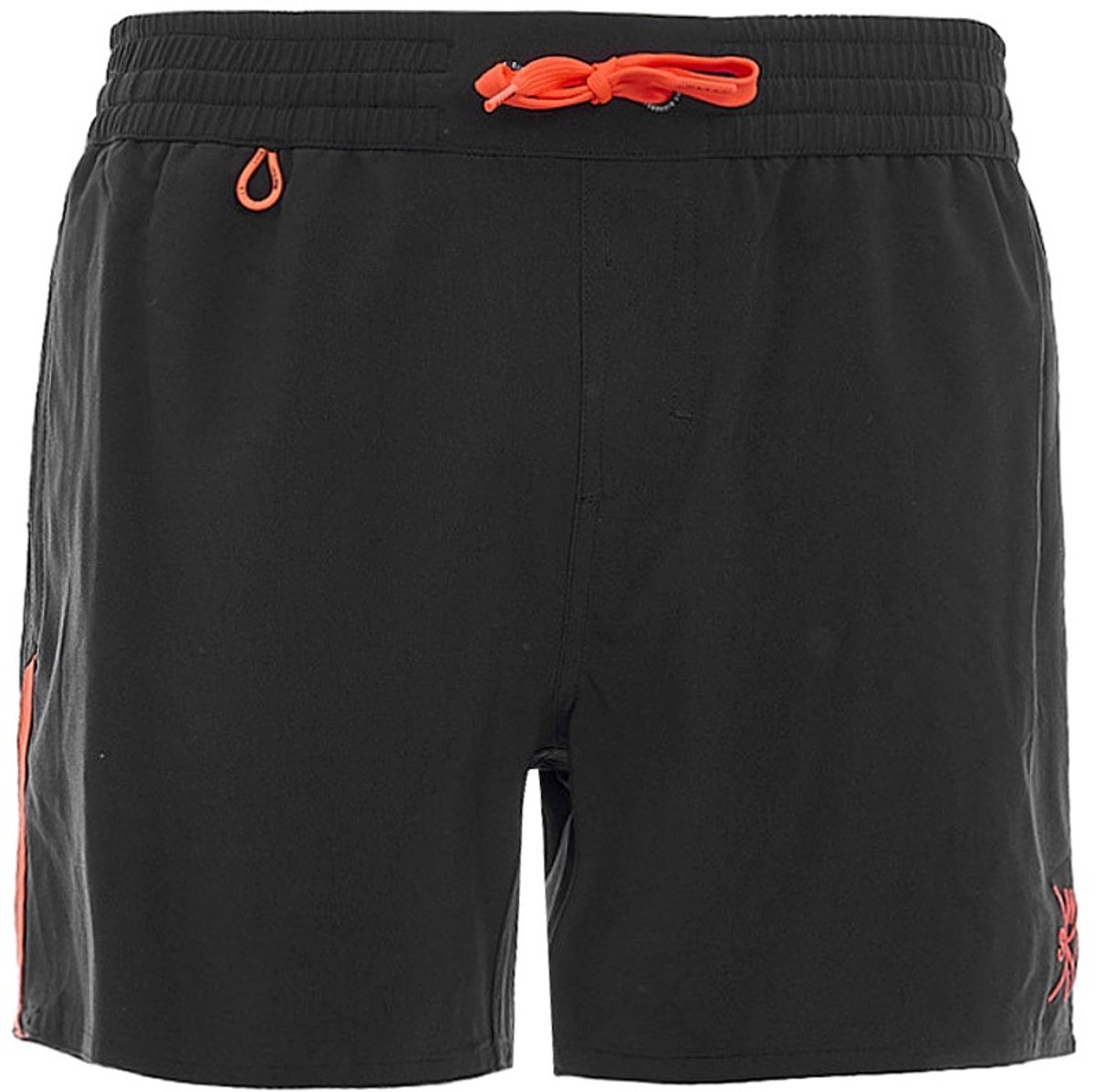 WATTS heren rits zwemshort mini logo zwart