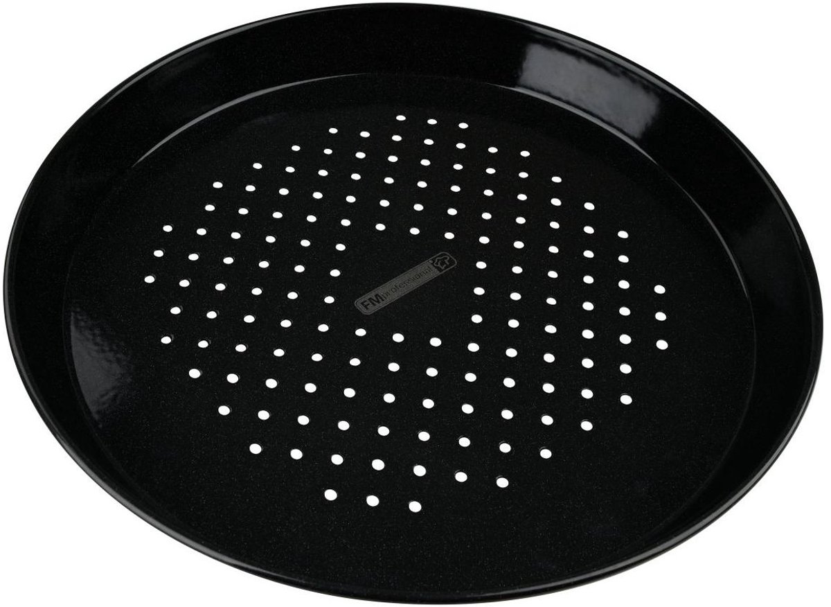 Perforatie ronde pizzaplaat oven en barbecue 32 cm FM Professional Barbecue