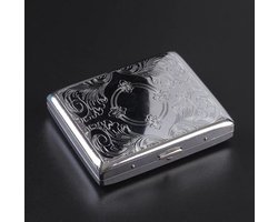 Luxe Sigarettenhouder - Sigaretten box 3 - Sigaretten opbergdoosje - Sigaretten Koker Metaal - 20 sigaretten - Cigarettecase