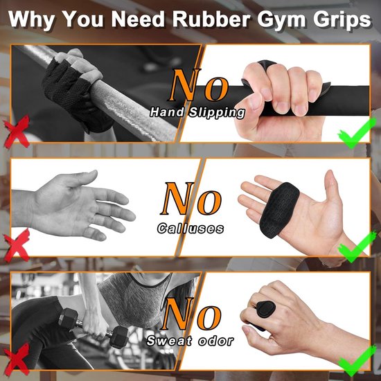 Antislip workout grips, gymgrepen, gewichtheffen pads, ergonomie gewichtheffen handschoenen voor mannen vrouwen deadlift, fitness training en oefening, gym grips pads voor palmbescherming (Roze