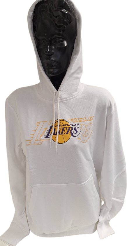 LA.LAKERS - NEW ERA - SWEAT À CAPUCHE - LOGO ÉQUIPE - BLANC - M