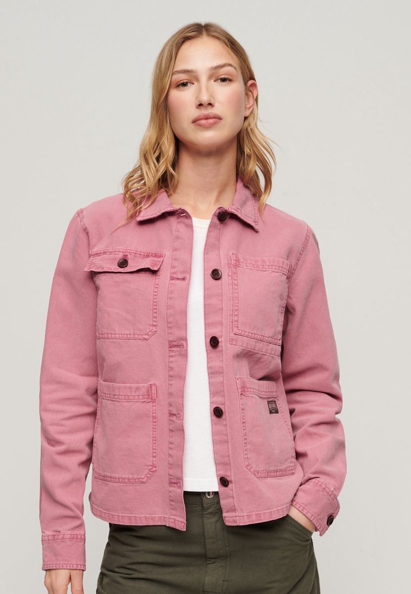 Superdry Chore-jas met vier zakken Dames Buitenjassen Dustyrose