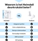 Vergelijking van Heimdall deurslot met een ander deurslot, met een lijst met kenmerken.