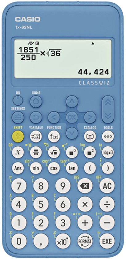 Casio fx-82NL rekenmachine - wetenschappelijke rekenmachine - voor de middelbare school