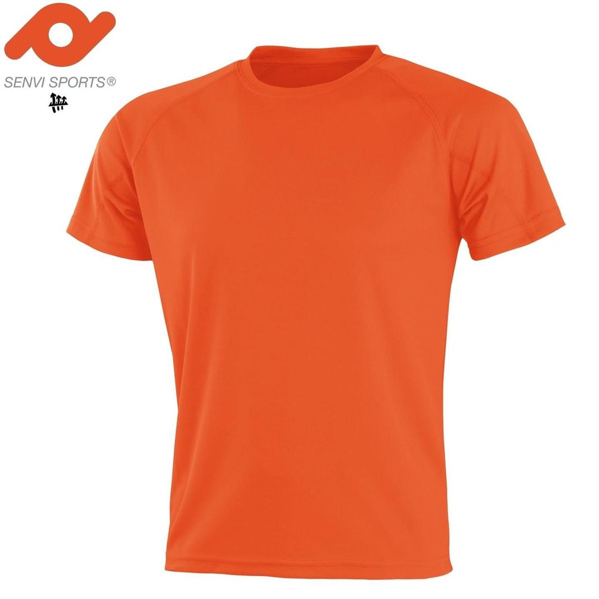 Senvi Sports Performance T-Shirt- Oranje - XXS - Unisex