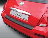 RGM ABS Achterbumper beschermlijst passend voor Fiat 500/500C Abarth 4/2016- Zwart 'Ribbed'