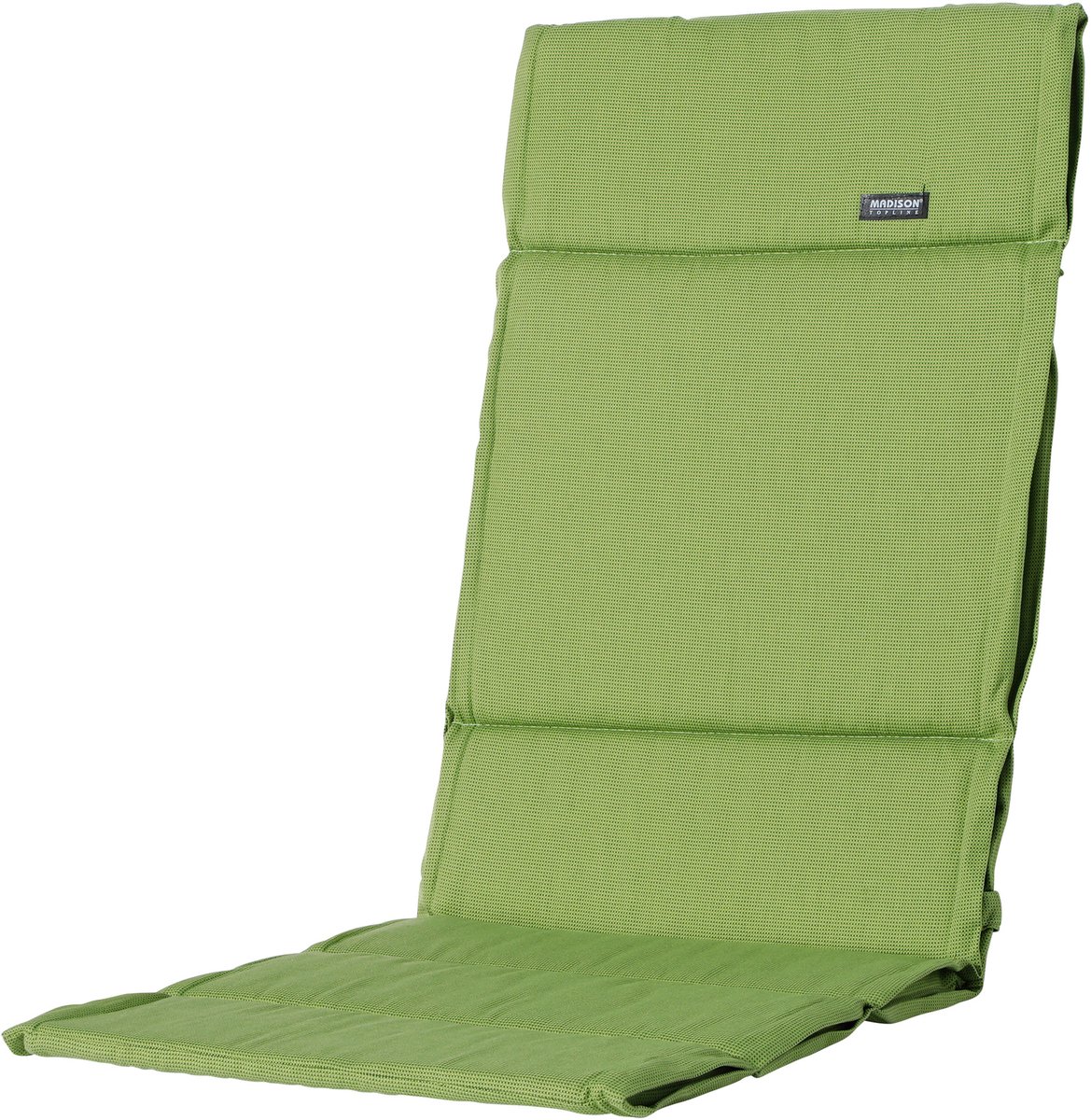 Kussen fiber de luxe ca.125x50cm Rib lime 2 stuks