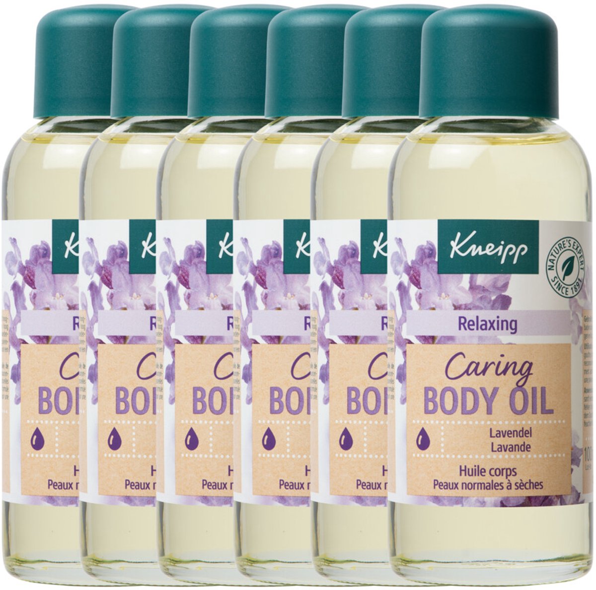 Goedkoopste 6x Kneipp Caring Huidolie Lavendel 100 ml