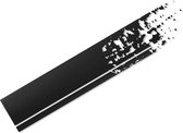 Foliatec Cardesign Sticker - Stripes - zwart mat - Lengte 150cm x Breedte 22cm
