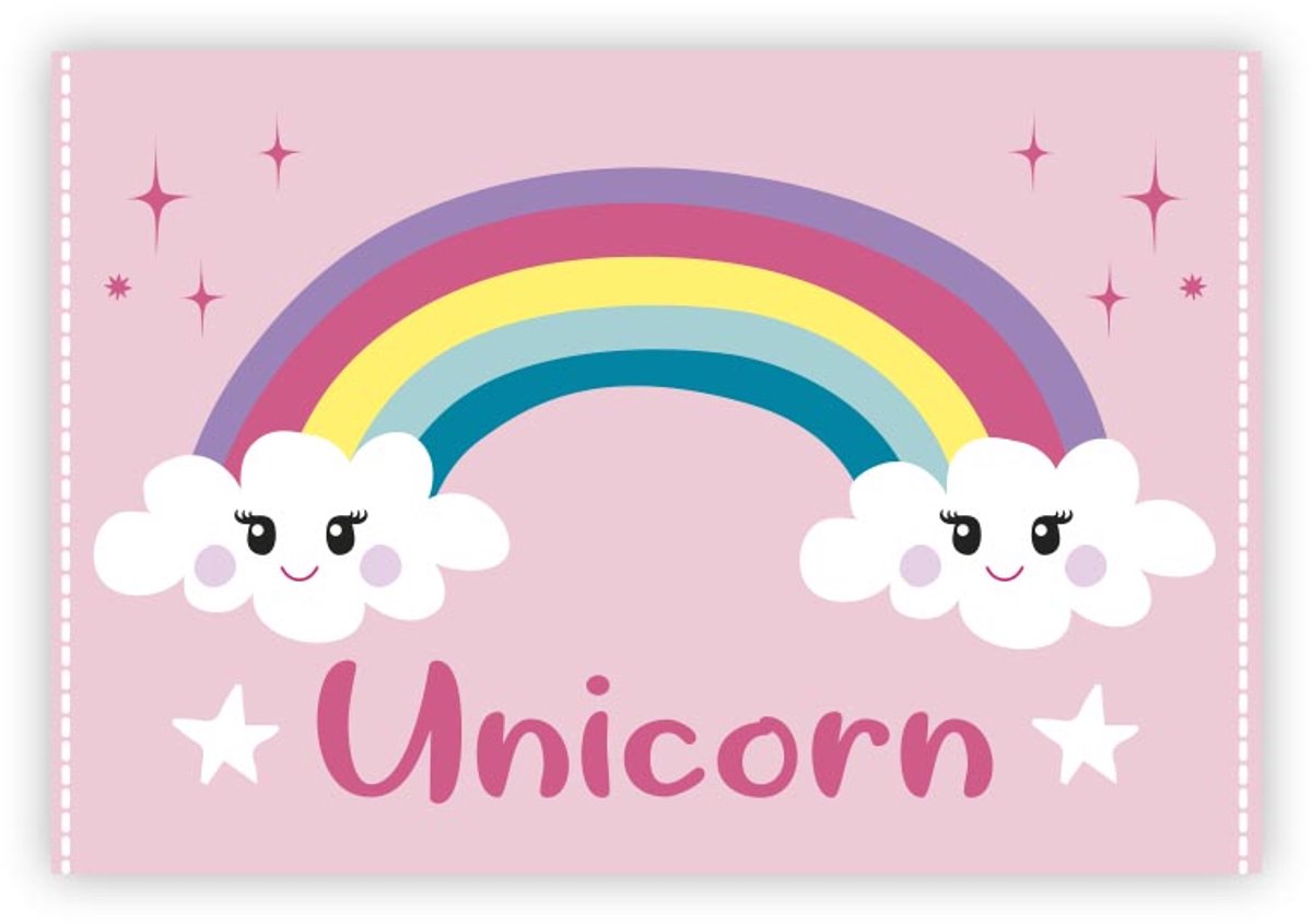 Totum Unicorn A4 sticker boek 1000 stickers - 20 pagina's met unicorn thema - speelgoed knutselen stickeren - vanaf 3 jaar — afbeelding 6