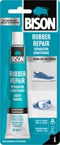 Bison Rubber Repair tube 50 ml, reparatiepasta, beschermen, waterdichtmaken, sterk, blijvend flexibel, temperatuurbestendig van - 40°C tot + 120°C, makkelijk in gebruik