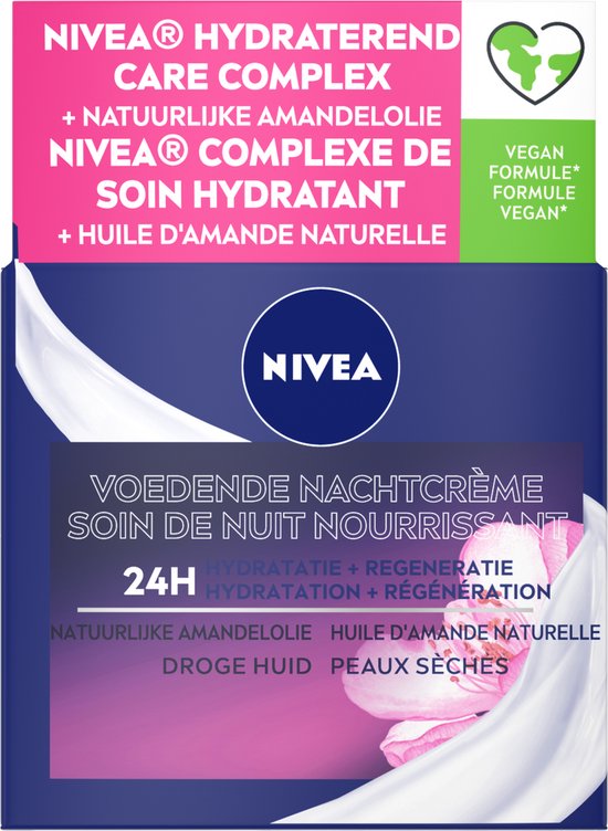 NIVEA Essentials Herstellend Droge of Gevoelige Huid Nachtcrème