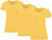 Senvi Dames t-shirt ronde hals 3-pack - Sunflower - Maat XL