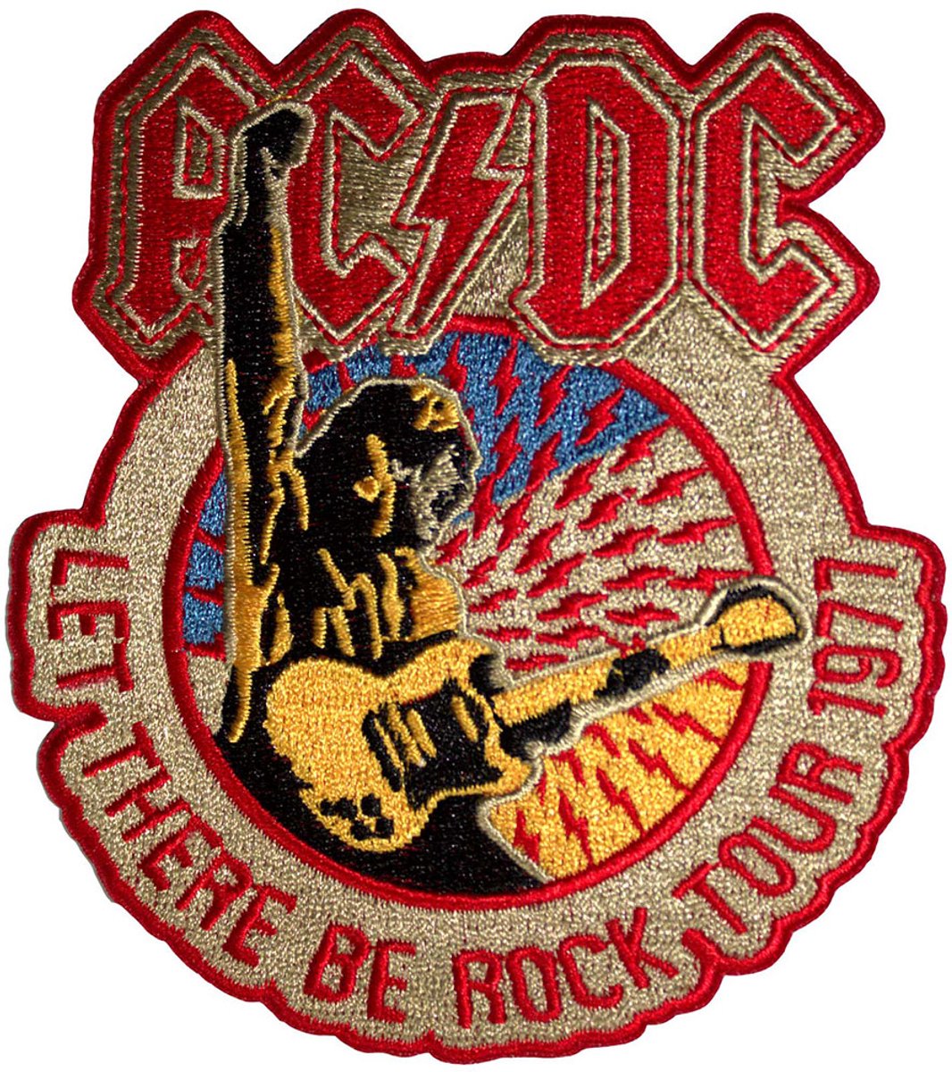 AC/DC - Let There Be Rock Tour 1977 Patch - Multicolours