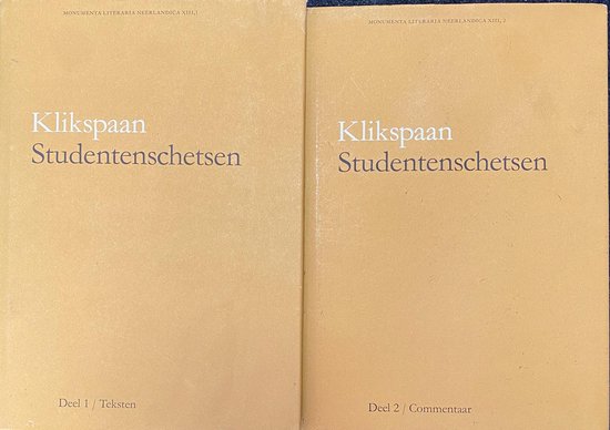 Klikspaan. Studentenschetsen DL I + II