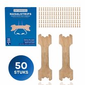 Comformidable® 50 Stuks Anti Snurk Pleisters – Neusstrips – Snurken – Neusspreider – Beter Slapen – Goede Nachtrust Neuspleisters