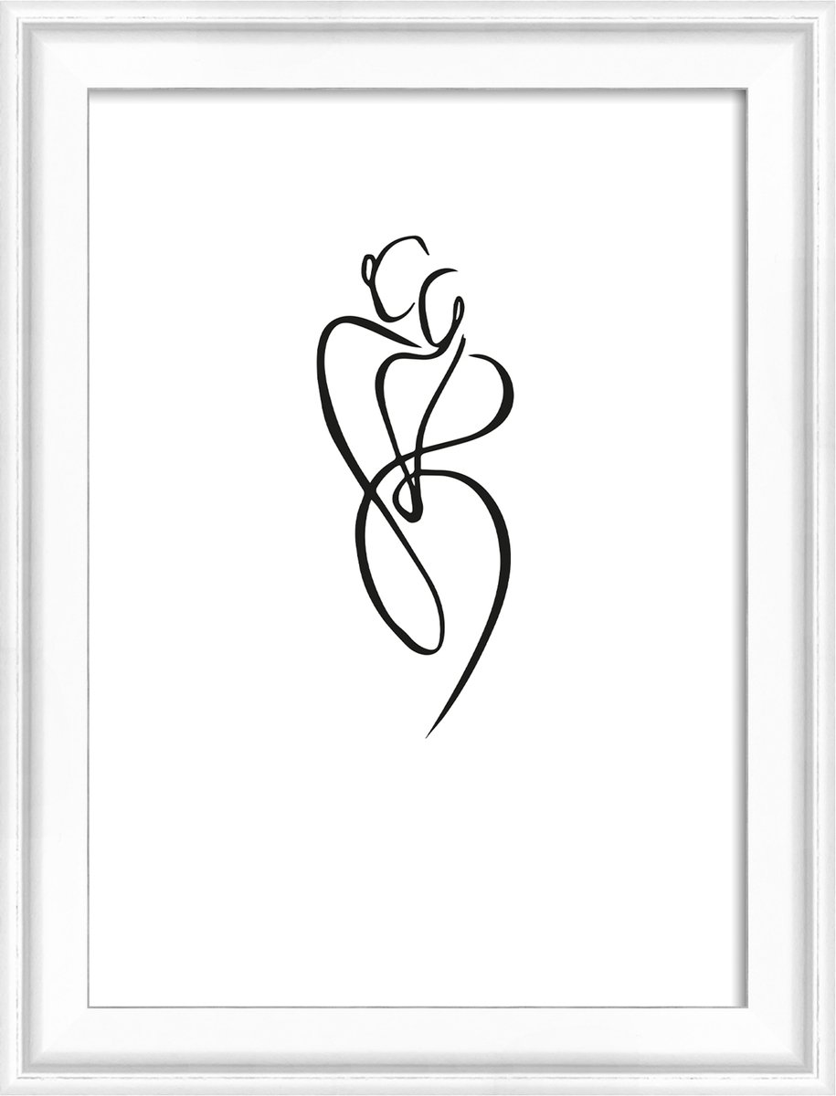 Walther Silhouette - Houten lijst - Fotoformaat 10x15 cm - Wit