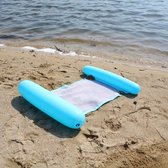 Bol.com Waterhangmat - Opblaasbaar lounge luchtbed – Water hangmat - hangmat Blauw aanbieding