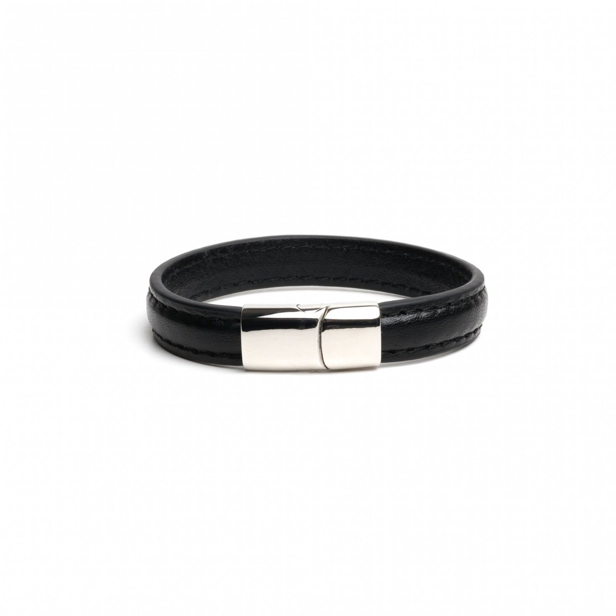 665 - Lederen Armband en Cockring - 2 in 1 - Magnetische Sluiting