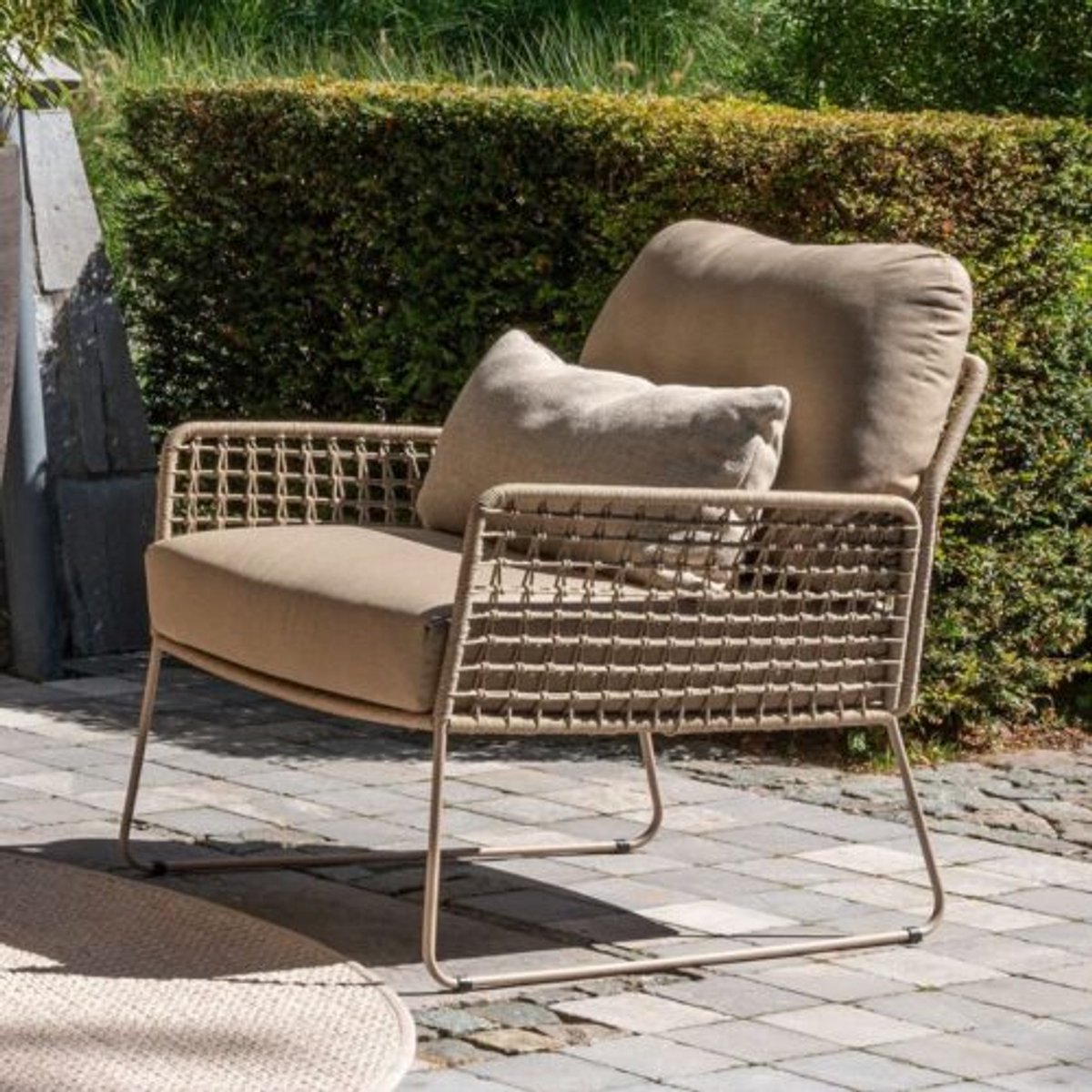 Taste by 4 Seasons Albano lounge chair - latte