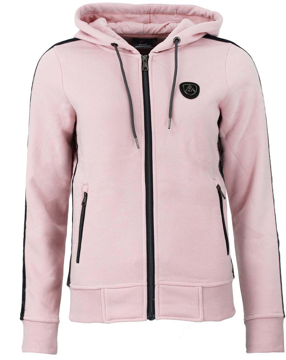 Dames fleece sweater met capuchon Peak Mountain Alice Roze