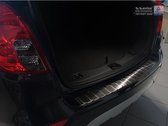 Avisa Zwart RVS Achterbumperprotector passend voor Opel Mokka X 2016- 'Ribs'