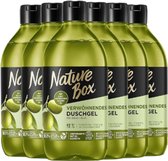 Nature Box - Olive - Gel Shower - Pack économique - 6 x 385 ml