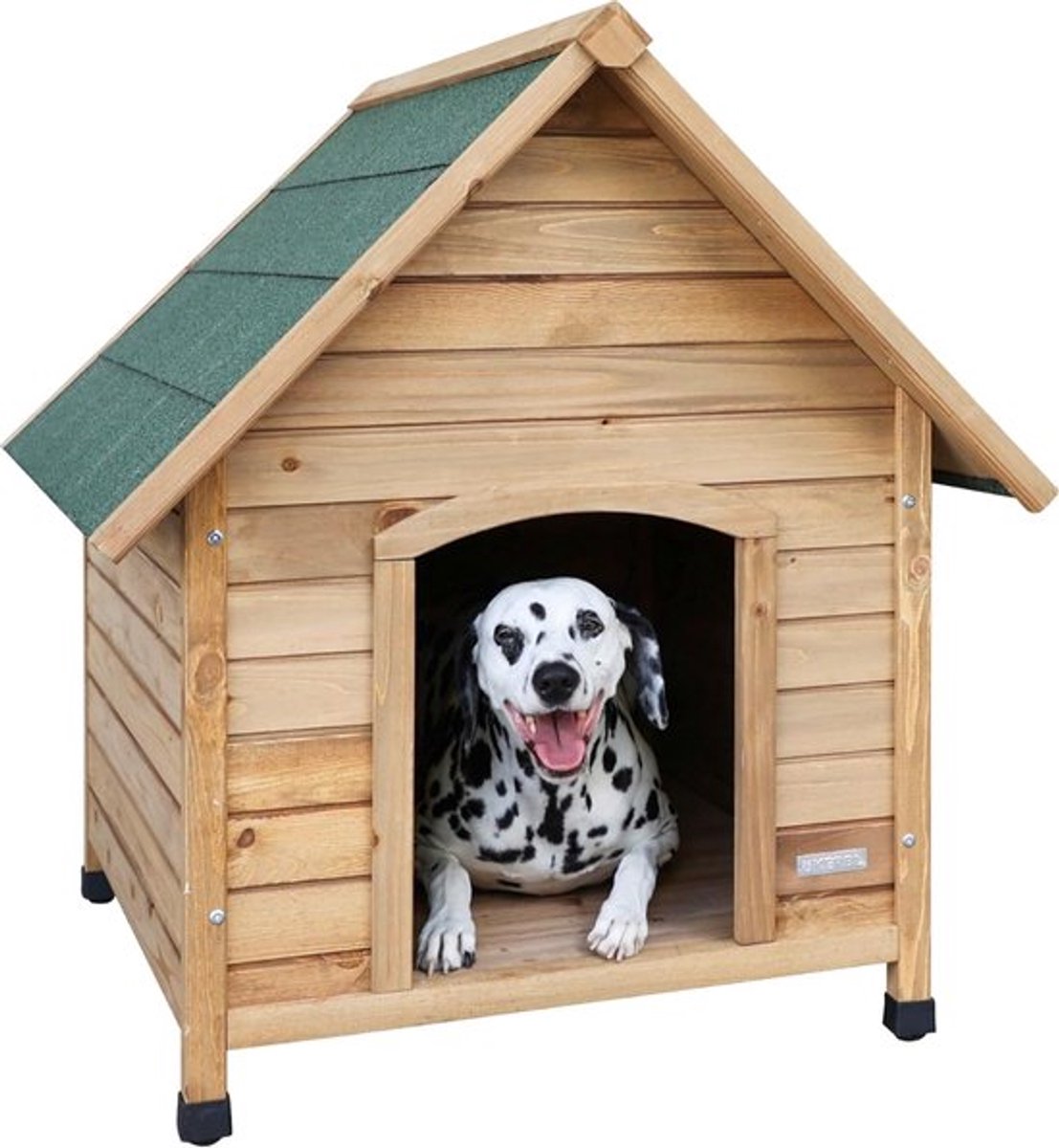 Thuys – Hondenhok – Hout – Hondenhuisje – Voor Buiten – Grote Honden – Stijlvol Design – 80x85x73 CM – Bruin