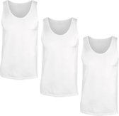 Senvi Sports onderhemd/sportshirt 3-Pack - Kleur Wit - Maat XXL