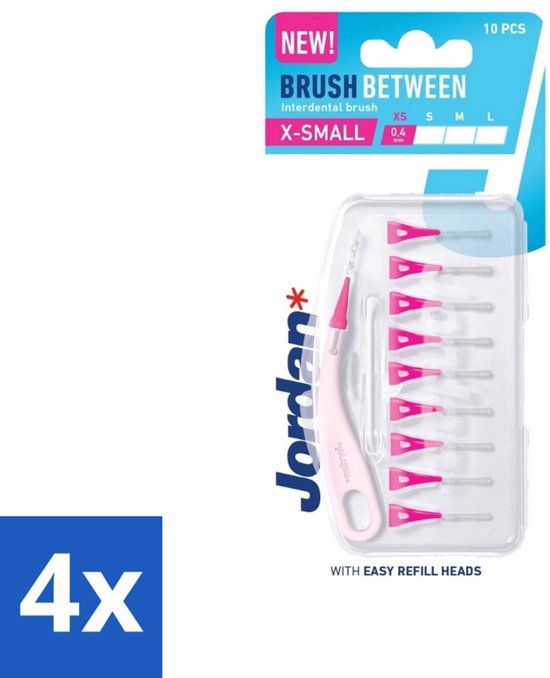 Jordan - Between XS - Interdentale ragers - 0.4 mm - 10 Ragers ...