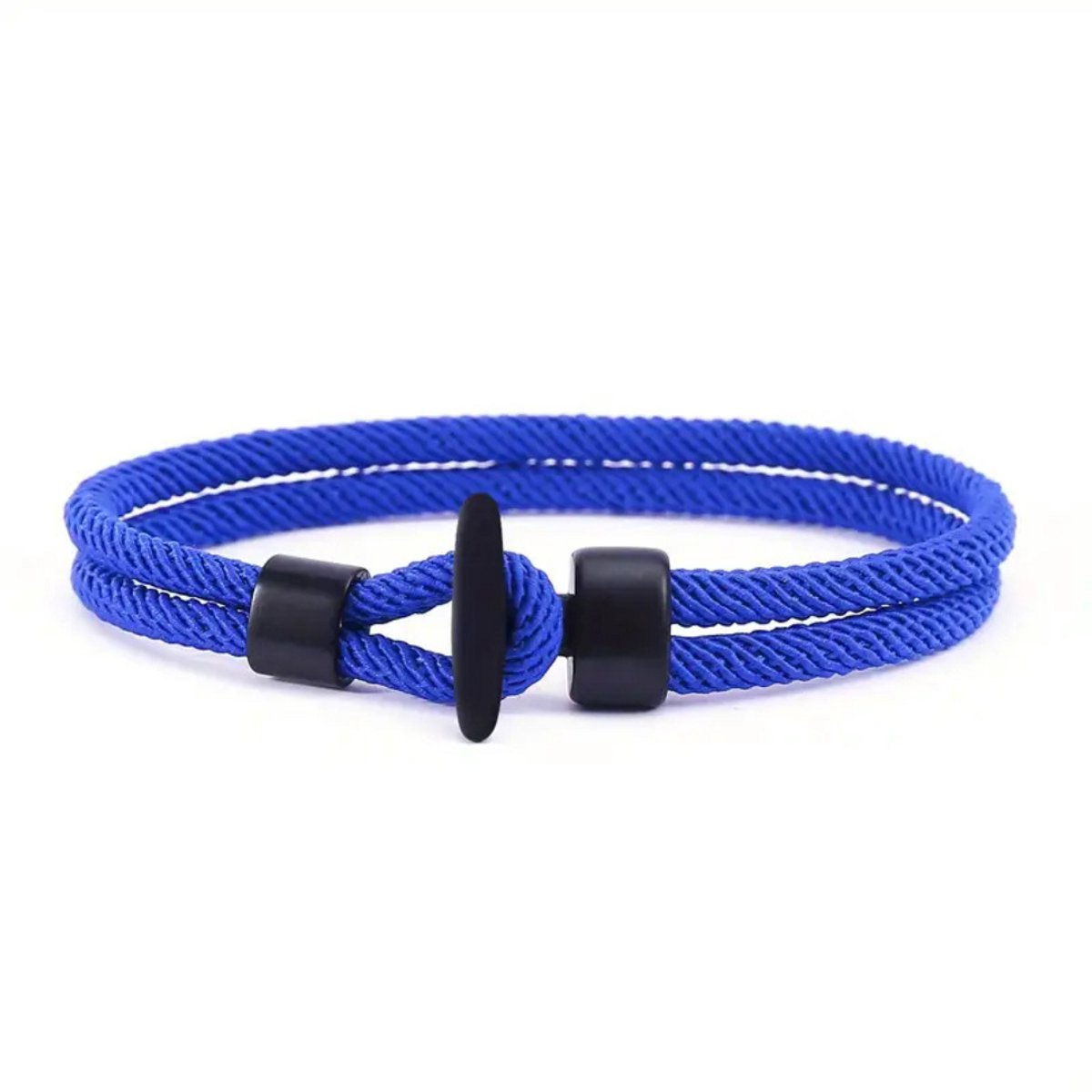Nivard Armband - Staal - Nep Zilver - Dames - Blauw