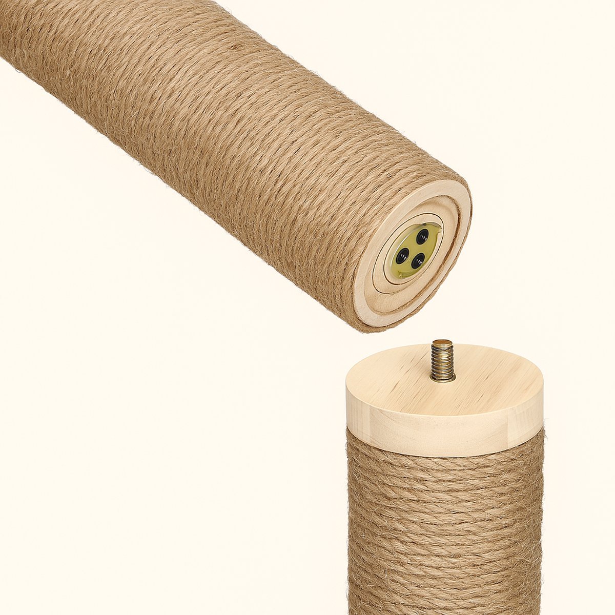 Pugalo Krabpaal met 2 verdiepingen 82 cm lang met canip voor