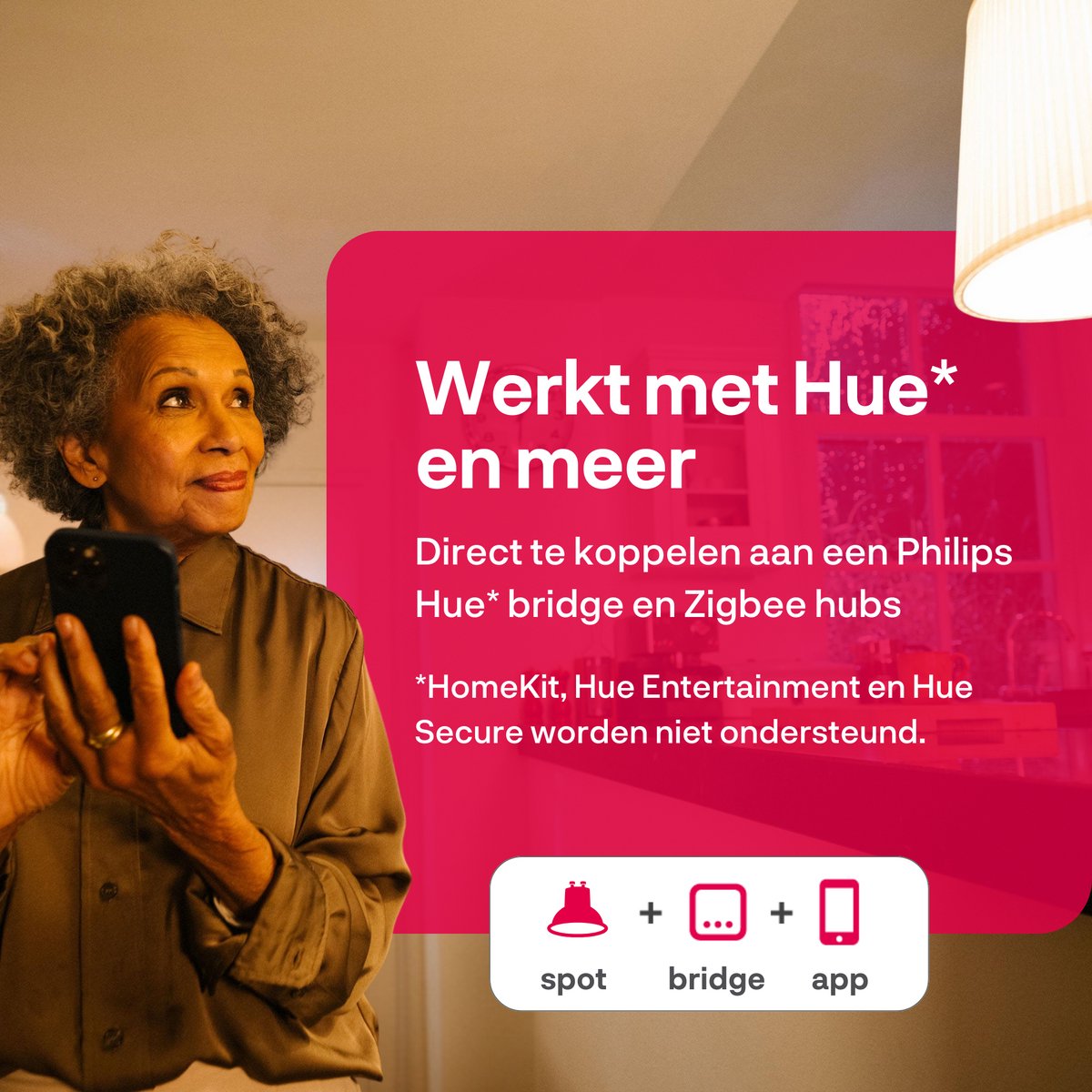 Innr smart GU10 LED lamp - geschikt voor Philips Hue - Zigbee LED spot - warmwit tot koelwit licht - slimme lamp - dimbaar - 470 lumen - 2 pack – foto 6