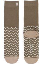 XPOOOS - Essential Dubai Unisex bamboe Sokken - Badstof zool - 1-Pack - Maat 35/38 - Olijfgroen