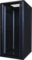 37U Serverkast - 19'' met glazen voordeur (BxDxH), 600x600x1800mm