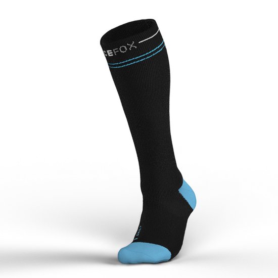 Bas de contention Bracefox® 'VituSox' | Bas de compression | 15-20mmHg | Chaussettes de compression longues | Messieurs et dames | taille S (36-38)