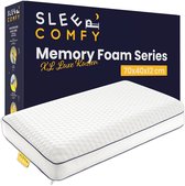 Bol.com Sleep Comfy - Traagschuim Serie - Hoofdkussen - 30 dagen Proefslapen - Hoofdkussen traagschuim - Hotelkwaliteit - Hoofdk... aanbieding