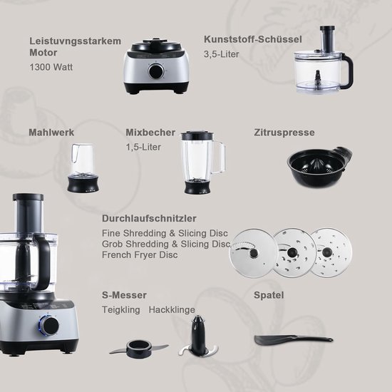 Foodprocessor - Keukenmixer - Blender van Bosch — afbeelding 2