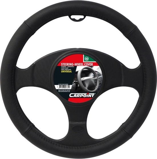 Carpoint Stuurhoes Auto - Leer Zwart - Voor sturen met een diameter van  37-39 cm | bol.com