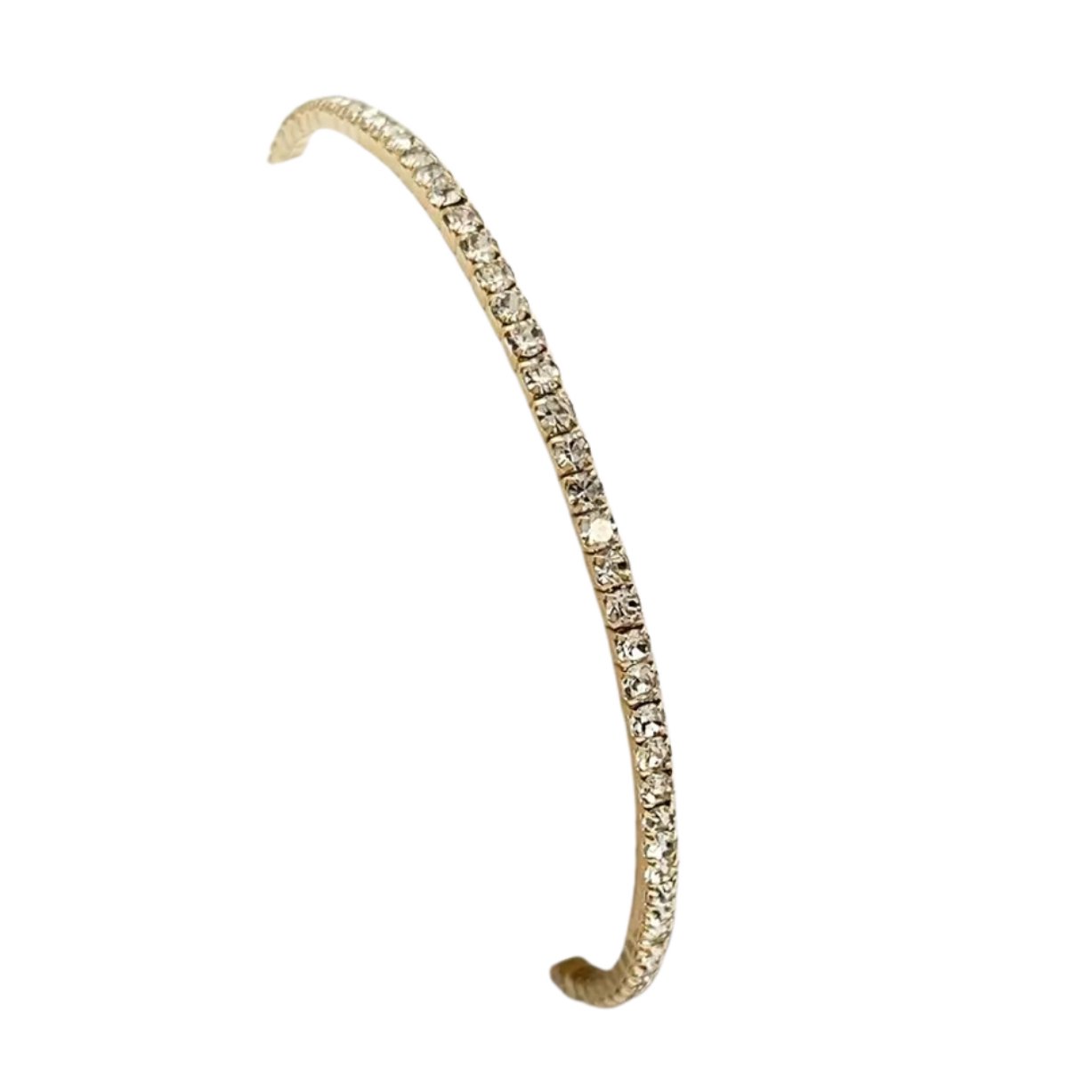 Nivard Armband - Staal - Nep Zilver - Dames - Nep Goud/Wit
