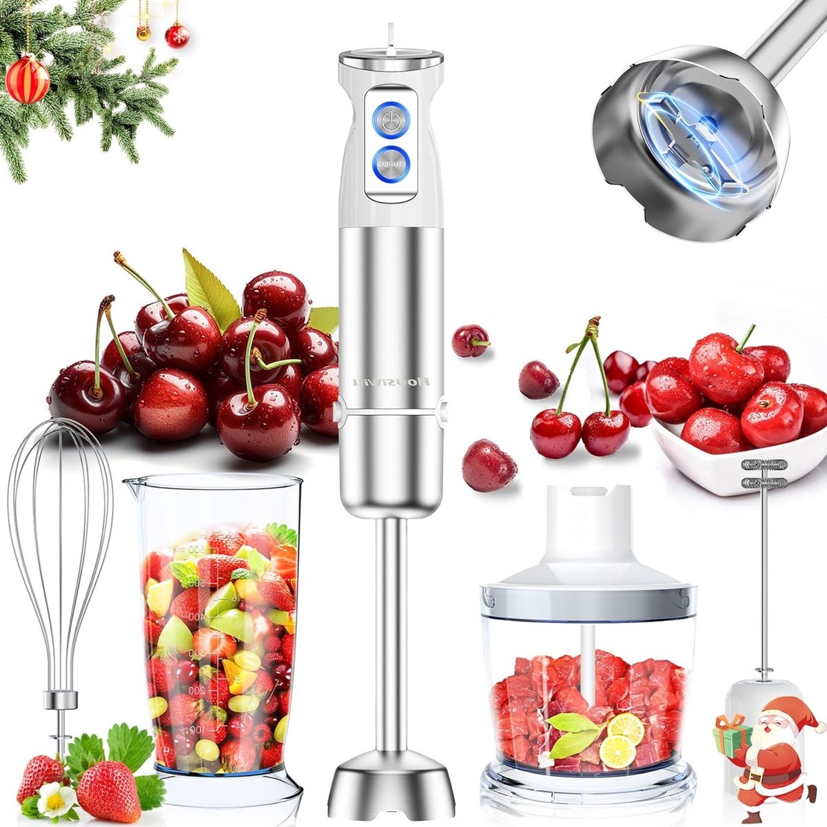 Staafmixer Set - Hakmolen - Groentesnijder - Soepmaker - Draadloos