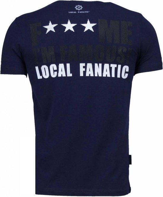 Kim Kardashian - Rhinestone T-shirt - Navy - Local Fanatic