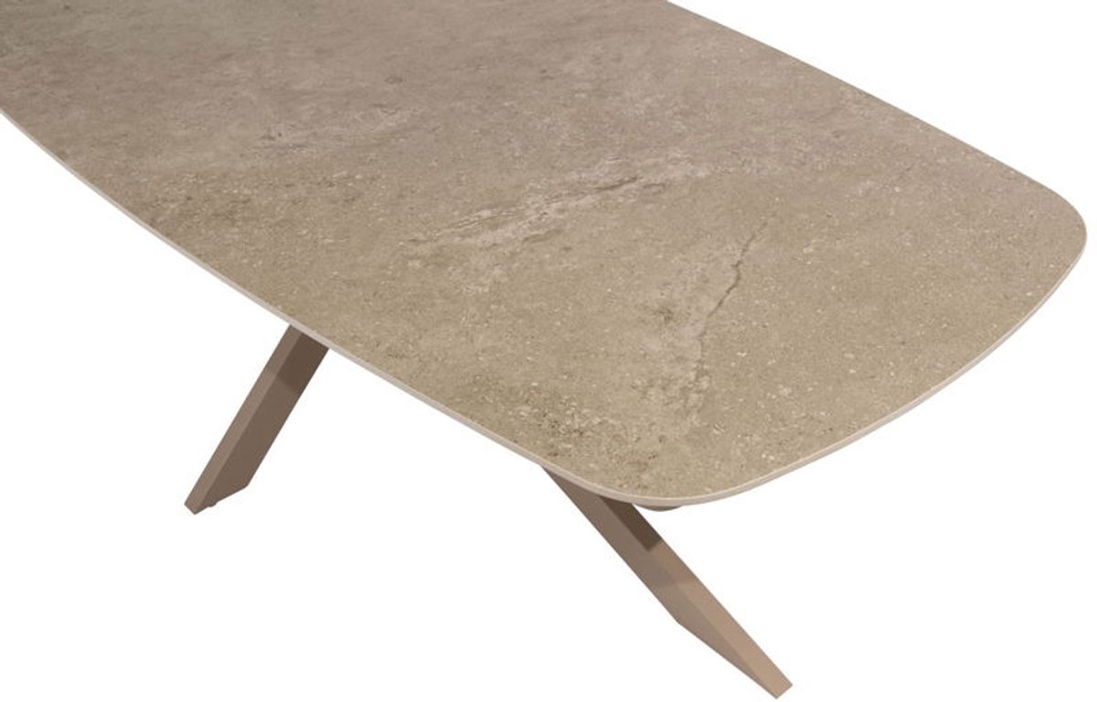 Taste by 4 Seasons Prado ovale tuintafel 240x105 cm - latte
